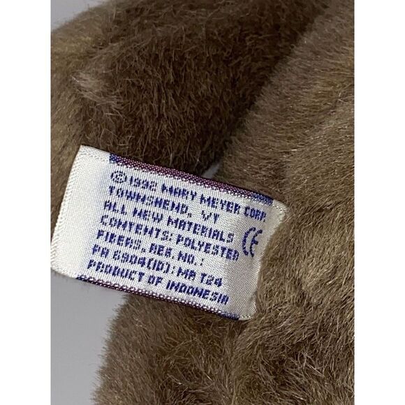 Mary Meyer Plush Marlon Moose 8" Cuddly Brown Soft Stuffed Animal Toy 1992 - Picture 4 of 6